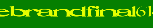 StyleBrandFinal61-Regular-ttext.ttf是一款不错的英文字体下载