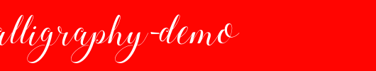 Stylish-Calligraphy-Demo_英文字体