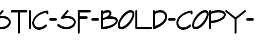 Stylistic-SF-Bold-copy-1-.ttf是一款不错的英文字体下载