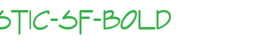 Stylistic-SF-Bold.ttf是一款不错的英文字体下载