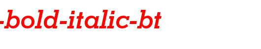 Stymie-Bold-Italic-BT.ttf是一款不错的英文字体下载