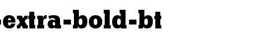 Stymie-Extra-Bold-BT.ttf是一款不错的英文字体下载