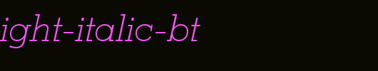 Stymie-Light-Italic-BT.ttf是一款不错的英文字体下载