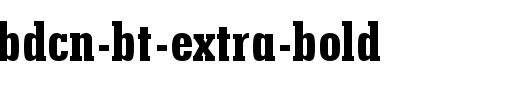 Stymie-XBdCn-BT-Extra-Bold.ttf是一款不错的英文字体下载