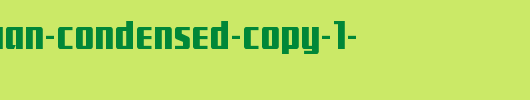 Subadai-Baan-Condensed-copy-1-.ttf是一款不错的英文字体下载