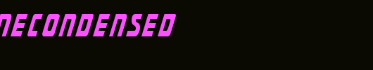 SubmarineCondensed.ttf是一款不错的英文字体下载