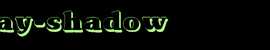 Subway-Shadow.ttf是一款不错的英文字体下载
