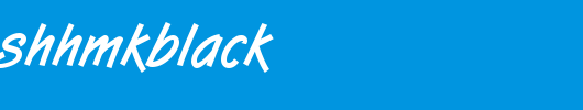 SuccotashHmkBlack.ttf是一款不错的英文字体下载