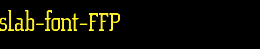 Sucesion-slab-font-FFP_英文字体