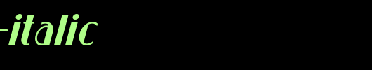 Suchet-Italic.ttf是一款不错的英文字体下载