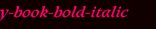 Sudbury-Book-Bold-Italic.ttf是一款不错的英文字体下载