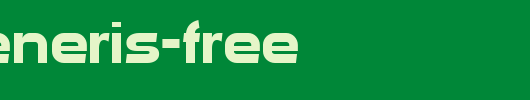 Sui-Generis-Free.ttf是一款不错的英文字体下载