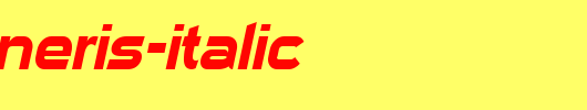 Sui-Generis-Italic.ttf是一款不错的英文字体下载