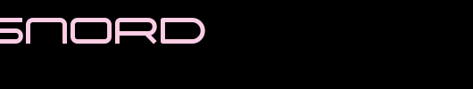 Suissnord_英文字体