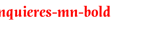 Sully-Jonquieres-MN-Bold.ttf是一款不错的英文字体下载