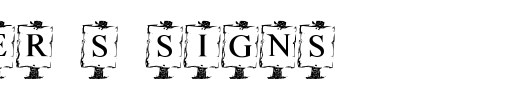Summer-s-Signs.ttf是一款不错的英文字体下载