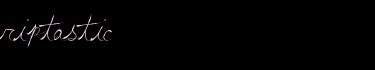 SummerScriptastic.ttf是一款不错的英文字体下载