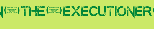 Summon-the-Executioner-Regular.ttf是一款不错的英文字体下载