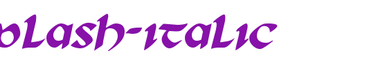 SunSplash-Italic.ttf是一款不错的英文字体下载