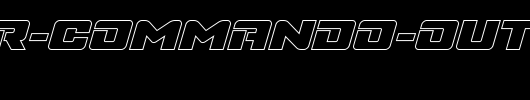 Super-Commando-Outline-Italic.ttf是一款不错的英文字体下载