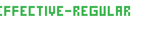 Super-Effective-Regular.ttf是一款不错的英文字体下载
