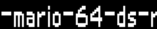 Super-Mario-64-DS-Regular.ttf是一款不错的英文字体下载