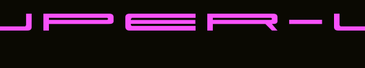 Super-Ultra-911_英文字体
