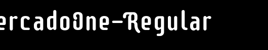 SupermercadoOne-Regular_英文字体