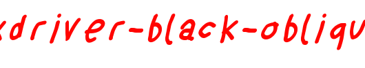 SuplexDriver-Black-OBlique.otf是一款不错的英文字体下载