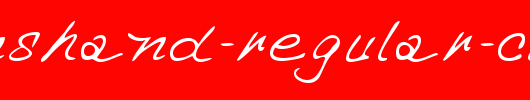SusansHand-Regular-copy-1-.ttf是一款不错的英文字体下载
