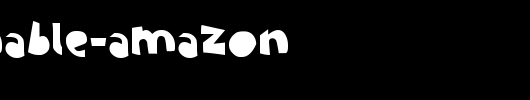 Sustainable-Amazon.ttf是一款不错的英文字体下载