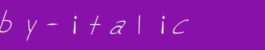 Swabby-Italic.ttf是一款不错的英文字体下载