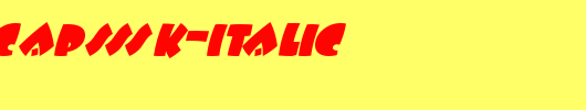 SwaggSCapsSSK-Italic.ttf是一款不错的英文字体下载