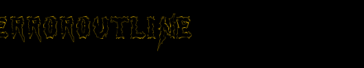 SwampTerrorOutline.ttf是一款不错的英文字体下载