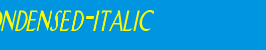 SwanCondensed-Italic.ttf是一款不错的英文字体下载