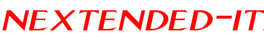 SwanExtended-Italic.ttf是一款不错的英文字体下载
