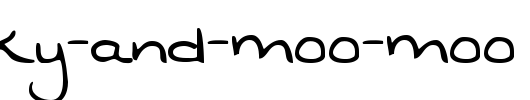Swanky-and-Moo-Moo.ttf是一款不错的英文字体下载