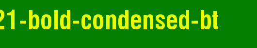 Swiss-721-Bold-Condensed-BT.ttf是一款不错的英文字体下载