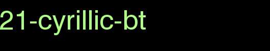Swiss-721-Cyrillic-BT.ttf是一款不错的英文字体下载