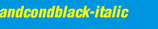 SwitzerlandCondBlack-Italic.ttf是一款不错的英文字体下载