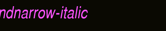 SwitzerlandNarrow-Italic.ttf是一款不错的英文字体下载