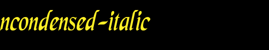 SwordsmanCondensed-Italic.ttf是一款不错的英文字体下载