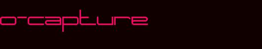 TECHNO-CAPTURE.ttf类型，T字母英文