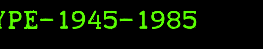 TELETYPE-1945-1985.ttf类型，T字母英文