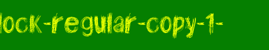 TEN-O-CLOCK-Regular-copy-1-.ttf类型，T字母英文