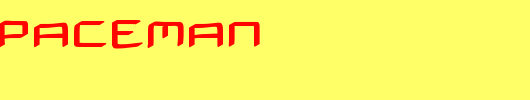 THE-SPACEMAN.ttf类型，T字母英文