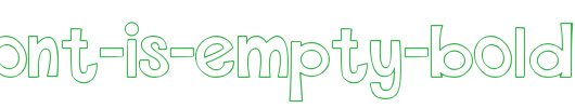 THIS-FONT-IS-EMPTY-Bold.ttf类型，T字母英文