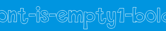 THIS-FONT-IS-EMPTY1-Bold.ttf类型，T字母英文