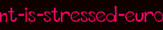 THIS-FONT-IS-STRESSED-EURO-Bold.ttf类型，T字母英文