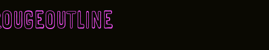 TLMoulinRougeOutline.ttf类型，T字母英文